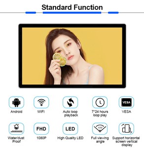 Monitor <span class=keywords><strong>de</strong></span> Señalización Digital Inalámbrico con Wifi Android <span class=keywords><strong>de</strong></span> 21.5 y 22 Pulgadas para Montaje en Pared con CMS - Product Image 2