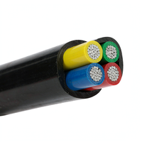 Kabel Transmisi Daya Tegangan Rendah 4 Inti XLPE Berlapis Baja untuk Pabrik Manufaktur Ekspansi Pabrik