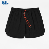 Shorts en nylon légers et respirants pour hommes, pour l'été, décontractés, fitness, extérieur, avec poches latérales pour la plage