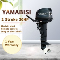 Découvrez le moteur hors-bord YAMABISI 30HP 2 temps à arbre court pour bateaux et yachts