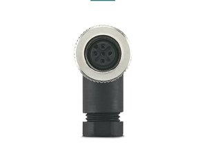 Connecteur femelle droit M12 SACC-M12FR-5CON-PG7-M 5 broches avec presse-étoupe PG7, fiche circulaire industrielle pour câblage de capteurs d'automatisation - Product Image 4