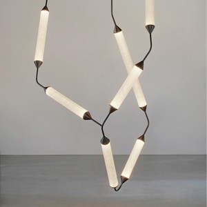 Minimalist Modern Pendant <b>Light</b> Long LED Floor Lamp Designer Style For Bedroom Living Room Study - Product Image 4