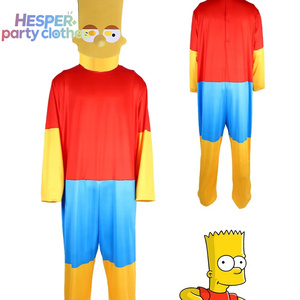 Disfraces de Cosplay para Niños HESPER, Disfraz Familiar de Los Simpson, Ropa para Espectáculos y Actuaciones para Adultos, Tallas 110-190cm - Product Image 2