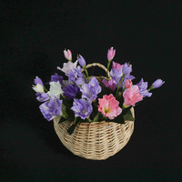 Fleurs artificielles haut de gamme en soie Gladiolus pour décoration de mariage, événements, hôtels, aménagements intérieurs, accessoires de photographie réalistes
