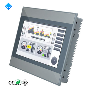 לוח בקרה תעשייתי משולב <span class=keywords><strong>PLC</strong></span>/<span class=keywords><strong>HMI</strong></span> עם ממשק אתרנט ומסך מגע <span class=keywords><strong>HMI</strong></span> לממשק אדם-מכונה - Product Image 1