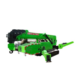 Mini Grúa sobre Orugas de 5 Toneladas, 6 Metros de Altura de Elevación, Radio de Giro Corto, para Construcción, Color Verde - Product Image 4
