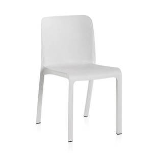 Set di 6 Sedie da Giardino Grana Impilabili, Resistenti e Confortevoli, in Plastica Riciclata per Spazi Esterni - Product Image 1