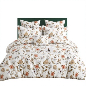 Poland Local Hub 3 Piece Cotton Bedding <b>Set</b> Queen Size Sunlit Floral <b>Comforter</b> EU Dropshipping - Product Image 1
