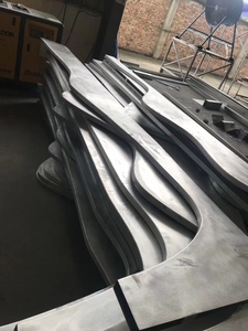 Mur-rideau en tube carré d'aluminium extrudé avec revêtement en fluorocarbone pour appartement - Product Image 4