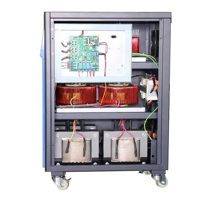 20KVA 3phase Servo Motor Automatic AC Current Dry Type Voltage Regulator 20KVA 3 Phase Voltage Stabilizer AVR 380V/400V/415V