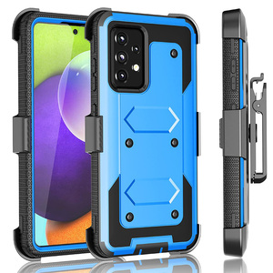Funda de teléfono móvil <span class=keywords><strong>3</strong></span> en 1 de doble capa, protector completo con Clip para cinturón, para <span class=keywords><strong>Samsung</strong></span> <span class=keywords><strong>Galaxy</strong></span> A53, A33, A13, A73, A42, A12, A52 - Product Image 1