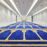 Tapis de luxe pour église, tapis de mosquée avec bordure unie, tapis mural musulman de haute qualité pour mosquées à Dubaï