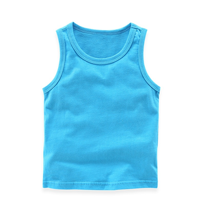 Maglia all'ingrosso <span class=keywords><strong>abbigliamento</strong></span> <span class=keywords><strong>per</strong></span> <span class=keywords><strong>bambini</strong></span> <span class=keywords><strong>per</strong></span> ragazzi canotta in cotone 100 senza maniche Top corto <span class=keywords><strong>per</strong></span> <span class=keywords><strong>bambini</strong></span> - Product Image 4