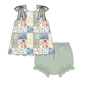 BSSO1910 RTS Boutique Conjunto de ropa de camuflaje para bebé, conjunto de verano de manga corta, conjunto al por mayor - Product Image 3