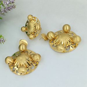 Wando yingai — parure de bijoux brésiliens en or pour femmes, ensemble de bijouterie dorée, excellente qualité, FHK12862 - Product Image 6