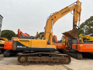 Excavatrice Hyundai 305LC-9S R305LC-9T d'occasion, 30 tonnes, d'occasion, robuste, de fabrication coréenne, excavatrice hydraulique sur chenilles Hyundai 305-9 à vendre - Product Image 6