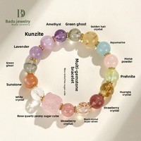 Bracelet en perles multigemmes en améthyste violette, motif renard à neuf queues, pour femme, idéal pour le bureau/carrière, bijoux en gros