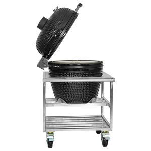 <span class=keywords><strong>SEB</strong></span> <span class=keywords><strong>KAMADO</strong></span>/ Grand barbecue <span class=keywords><strong>Kamado</strong></span> de 26 pouces, fumoir à charbon de bois en céramique de qualité supérieure, cuisinière extérieure robuste pour les fêtes, le jardin et la cour - Product Image 3