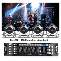 Contrôleur DMX Manuel PKnight DMX512 192CH 16CH 12V en Plastique pour Éclairage LED avec Garantie 1 An pour Scènes et Événements de Mariage