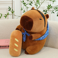 Haute Qualité Doux Capybara En Peluche Jouet Mignon Brodé Animal Poupée pour Anniversaire Soulagement Du Stress Fluffty Cadeau