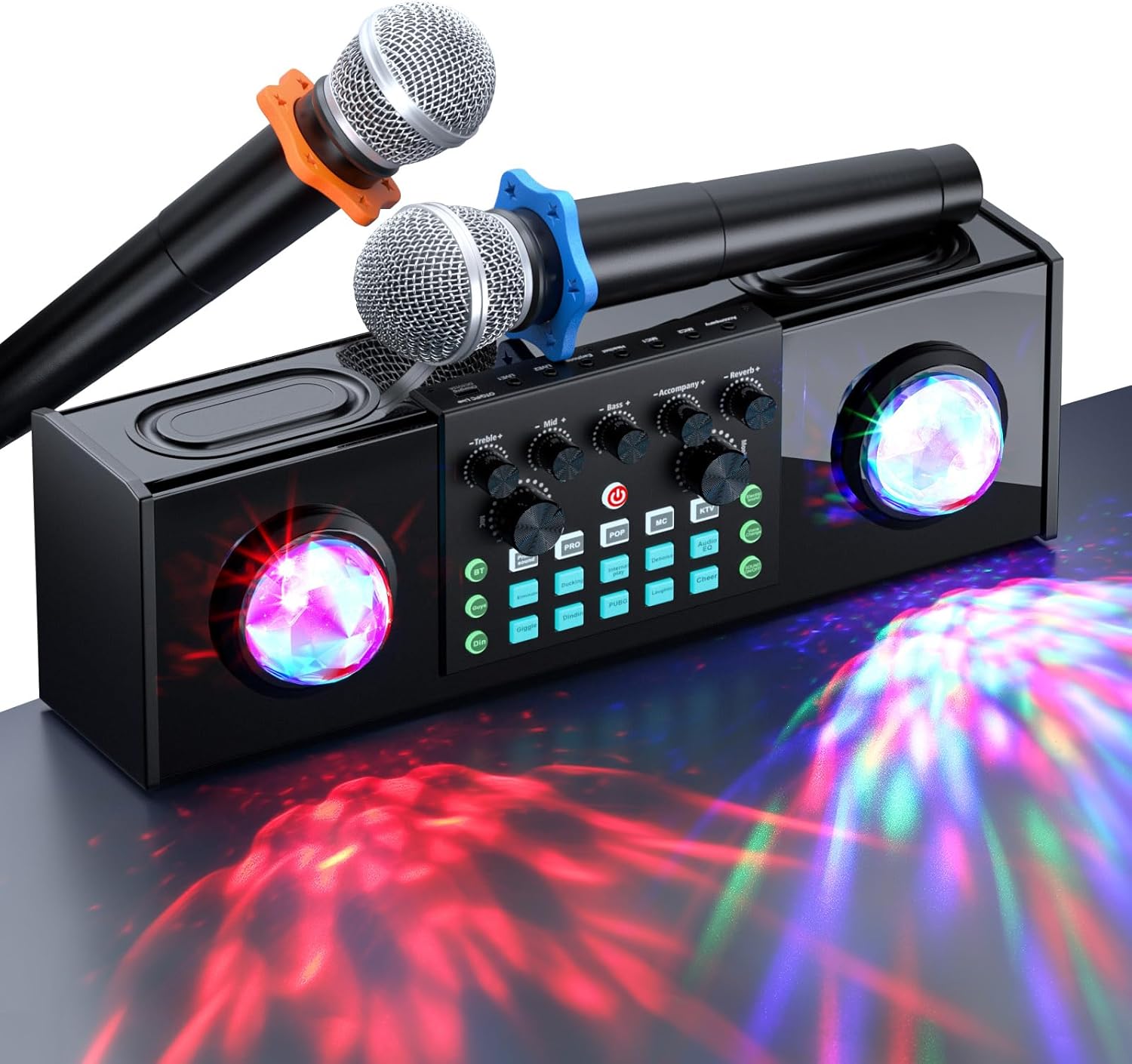 karaoke mixer with wireless microphone