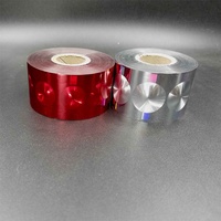 Feuille holographique multicolore personnalisée pour transfert thermique par laser, feuille de gaufrage à chaud en rouleau