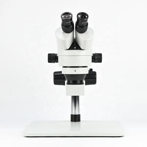<span class=keywords><strong>Microscope</strong></span> stéréo industriel de zoom de ZM0745B-L1 0.7-4.5X pour la réparation et la soudure mobiles avec la grande étape fonctionnante - Product Image 2