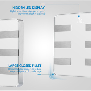 Balance de composition corporelle intelligente en gros pour fabricants, balance électronique à piles, balance corporelle domestique pour adultes avec Bluetooth - Product Image 3