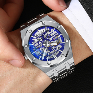 Reloj mecánico CHENXI 8848 OEM con logotipo para hombre, reloj de pulsera automático luminoso resistente al agua de lujo, reloj de negocios de acero inoxidable - Product Image 6