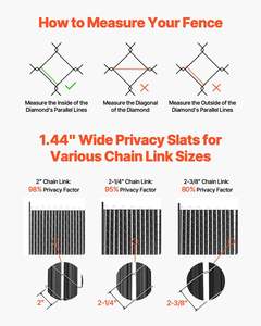 Lames de confidentialité hautes décoratives de haute qualité en composite <span class=keywords><strong>pour</strong></span> clôture en treillis métallique, bandes de confidentialité - Product Image 3