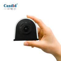Système de moniteur de caméra à vue surround grand angle à 180 degrés à double objectif avec résolution 4K pour la vue à vol d'oiseau RV