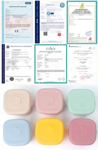 กล่องอาหารกลางวันซิลิโคนแบบขายส่งพร้อมโลโก้สั่งทำสำหรับเด็ก เกรดอาหาร ปลอดภัย ใช้ซ้ำได้ กล่องเก็บขนมสำหรับเด็ก - Product Image 5