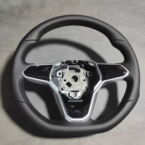 Conjunto de Volante Original para Plataforma MQB <span class=keywords><strong>Golf</strong></span> 8, Multifunción, Cuero Perforado, Compatible con Control de Crucero - Product Image 1
