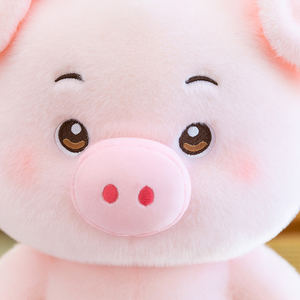 Peluche <span class=keywords><strong>de</strong></span> cerdo Chef, muñeco <span class=keywords><strong>de</strong></span> peluche <span class=keywords><strong>de</strong></span> animal rosa al por mayor, cerdito con delantal a rayas, regalo reconfortante para niños, decoración para el hogar y dormitorio, cumpleaños - Product Image 3