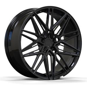 Jantes en alliage d'aluminium forgé 6061-T6 personnalisées à cinq branches, finition argentée, 19-23 pouces, 5*112/120/130 pour BMW, <span class=keywords><strong>Mercedes</strong></span> et Range Rover - Product Image 2