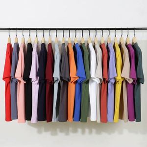Plain Solid 100% Cotton Heat-Transfer Printed Custom Unisex Designer T-<b>Shirt</b> Blank Men's Eco-Friendly Breathable High Quality - Product Image 2