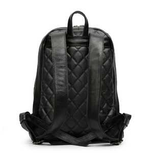 Premium <b>Black</b> Leather Women <b>Backpack</b> Travel Bag with Spacious Storage Comfortable Shoulder Straps and Wholesale Price Value - Product Image 3