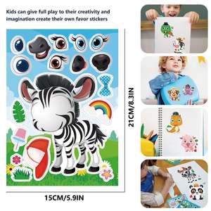 Autocollants décoratifs personnalisés de la série Blue <span class=keywords><strong>Stitch</strong></span> pour garçons <span class=keywords><strong>et</strong></span> filles, jaune Ruben <span class=keywords><strong>Lilo</strong></span> Play Saw Puzzle Party Decorations - Product Image 2