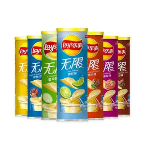 Wholesale Exotic Snacks Canned Lays Tomato Chips Asian latest products 2024 healthy Thailand snacks