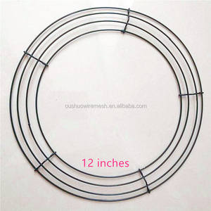 Formas de Arame Metálico para Guirlandas de 8'', 12'', 14'', 16'', 18'' para Decoração de Natal em Casa - Product Image 4