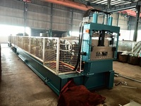 Machine de profilage de poutres en C en acier rapide Zhongyuan, commande PLC Mitsubishi, moteur 5,5 kW*4, pour profilés de 2,0 à 3,0 mm