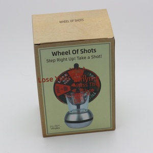 Vasos de <span class=keywords><strong>Ruleta</strong></span> de Vidrio ABS, 10*7*16cm, Artículos de Entretenimiento para Bares, Juguetes Divertidos para Fiestas, Venta Caliente de Fábrica - Product Image 3