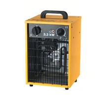 Calentador de Aire Eléctrico Portátil de Tubo de Acero Inoxidable IP24, Calentador de Aire Industrial Eléctrico para Interiores