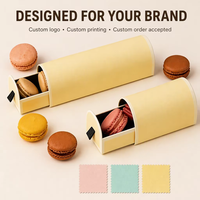 Boîte cadeau en papier personnalisable de qualité supérieure avec logo, emballage de boulangerie écologique de luxe pour événements spéciaux, présentation de desserts et de collations