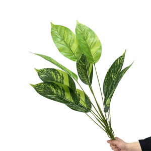 Plante Artificielle Meiyu Craft Flower Factory, Feuilles Fendues à 9 Têtes, 98 cm, Décoration de Mariage, Accessoires pour la Maison - Product Image 5