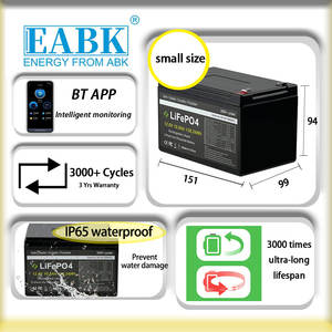 Power Bank surya untuk penyimpanan energi rumah, Ebike 48V/72V dan sistem BMS 12.8V 10.8Ah 138.24Wh 3000 + siklus EBAK LiFePO4 baterai - Product Image 1