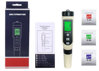 Stylo testeur d'hydrogène H2 4-en-1, pH-mètre numérique avec ATC, mesure du pH/ORP/H2/TEMP