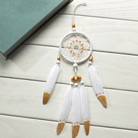 Nuova decorazione piuma appeso a parete indiano dream catcher per souvenir