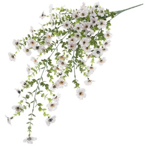 Fleurs artificielles violettes suspendues, couleurs mélangées, décoration murale, décoration de plantes d'intérieur et d'extérieur - Product Image 4
