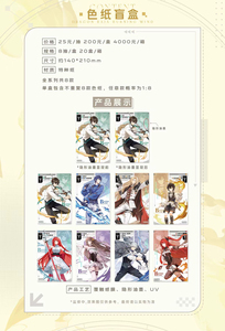 ขายส่ง ตราโลหะ ซีรีส์ Yuewen Dragon Raja Ashen Wind, การ์ดรูปภาพ และกระดานชิกิชิ แบบกล่องสุ่ม ของสะสมสำหรับเด็ก - Product Image 5